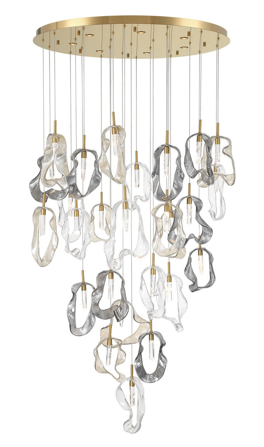 Eurofase Canada - 33 Light Chandelier - Gold- Union Lighting Luminaires Decor