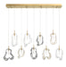 Eurofase Canada - 13 Light Chandelier - Gold- Union Lighting Luminaires Decor