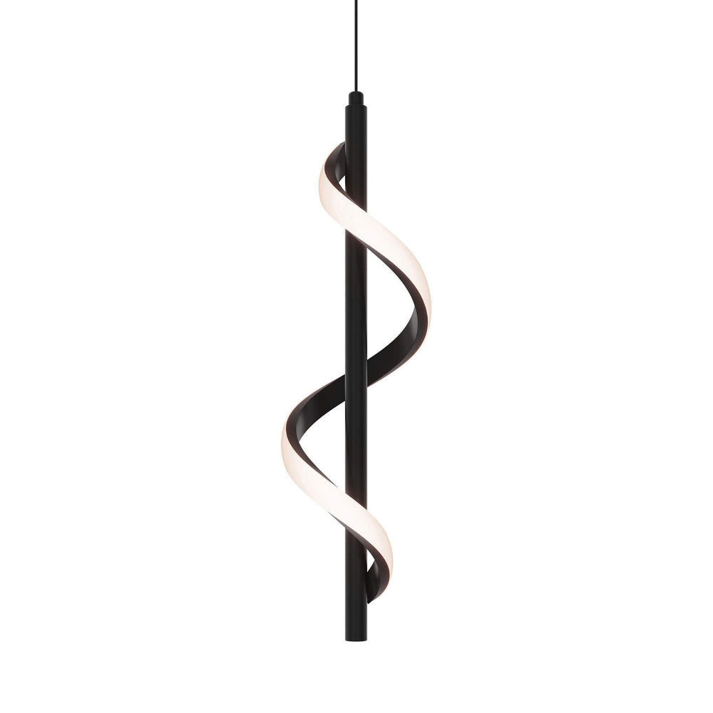 Dals - One Light Pendant - Spin - BK- Union Lighting Luminaires Decor