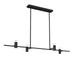 Dals - Four Light Pendant - Quartet - BK- Union Lighting Luminaires Decor