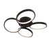 Dals - One Light Flush Mount - Hover - BK- Union Lighting Luminaires Decor