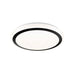 Dals Canada - One Light Flush Mount - Ora - Black- Union Lighting Luminaires Decor