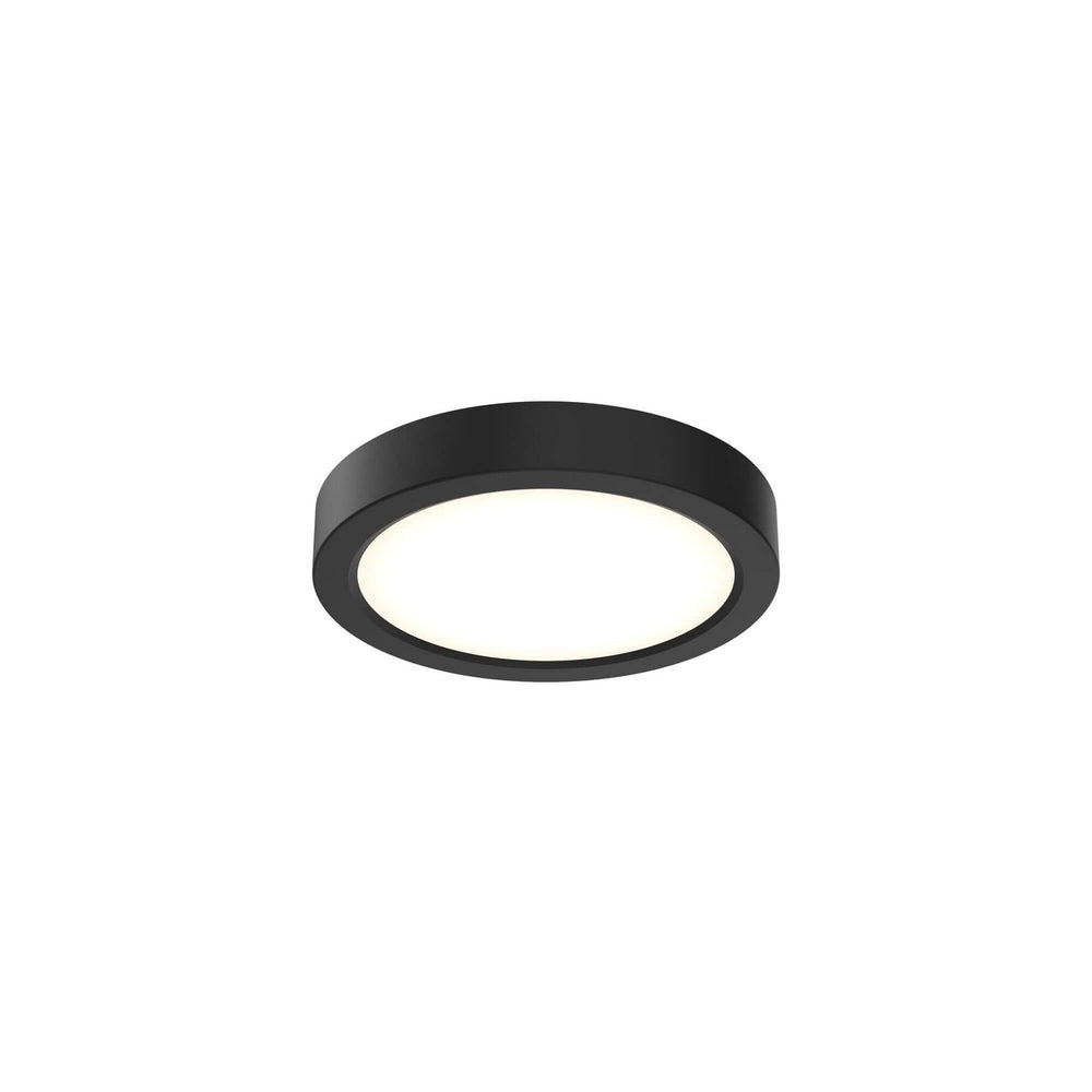 Dals Canada - One Light Flush Mount - Delta - Black- Union Lighting Luminaires Decor