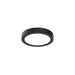 Dals Canada - One Light Flush Mount - Delta - Black- Union Lighting Luminaires Decor