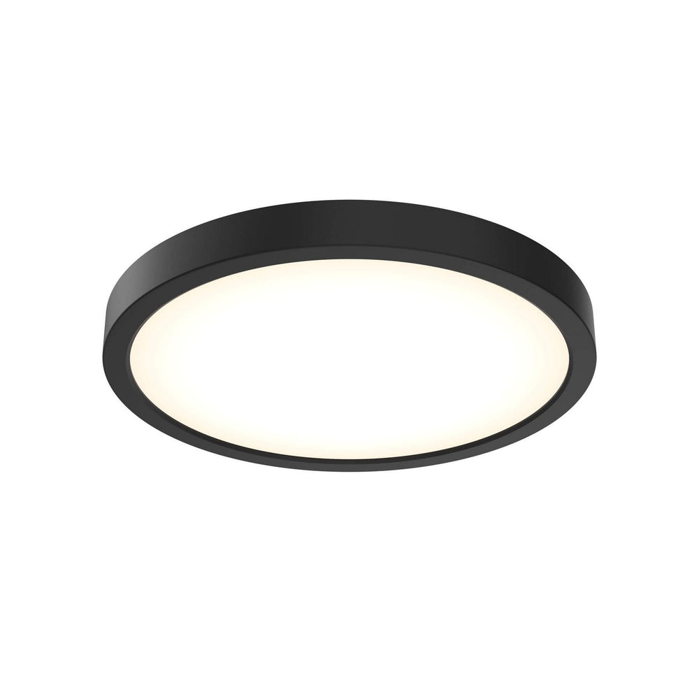 Dals Canada - One Light Flush Mount - Delta - Black- Union Lighting Luminaires Decor