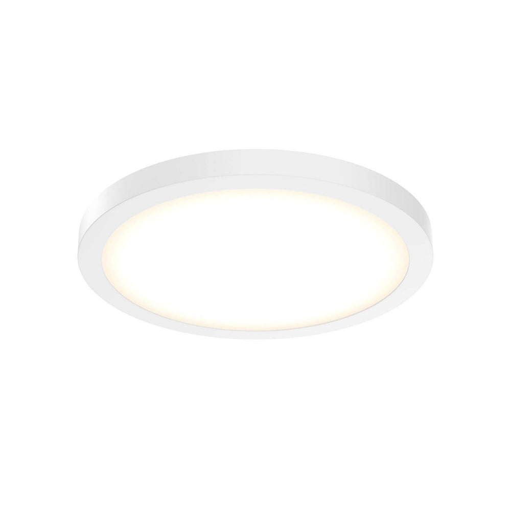 Dals Canada - One Light Flush Mount - Delta - White- Union Lighting Luminaires Decor