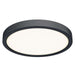 Dals - One Light Flush Mount - Delta - Black- Union Lighting Luminaires Decor