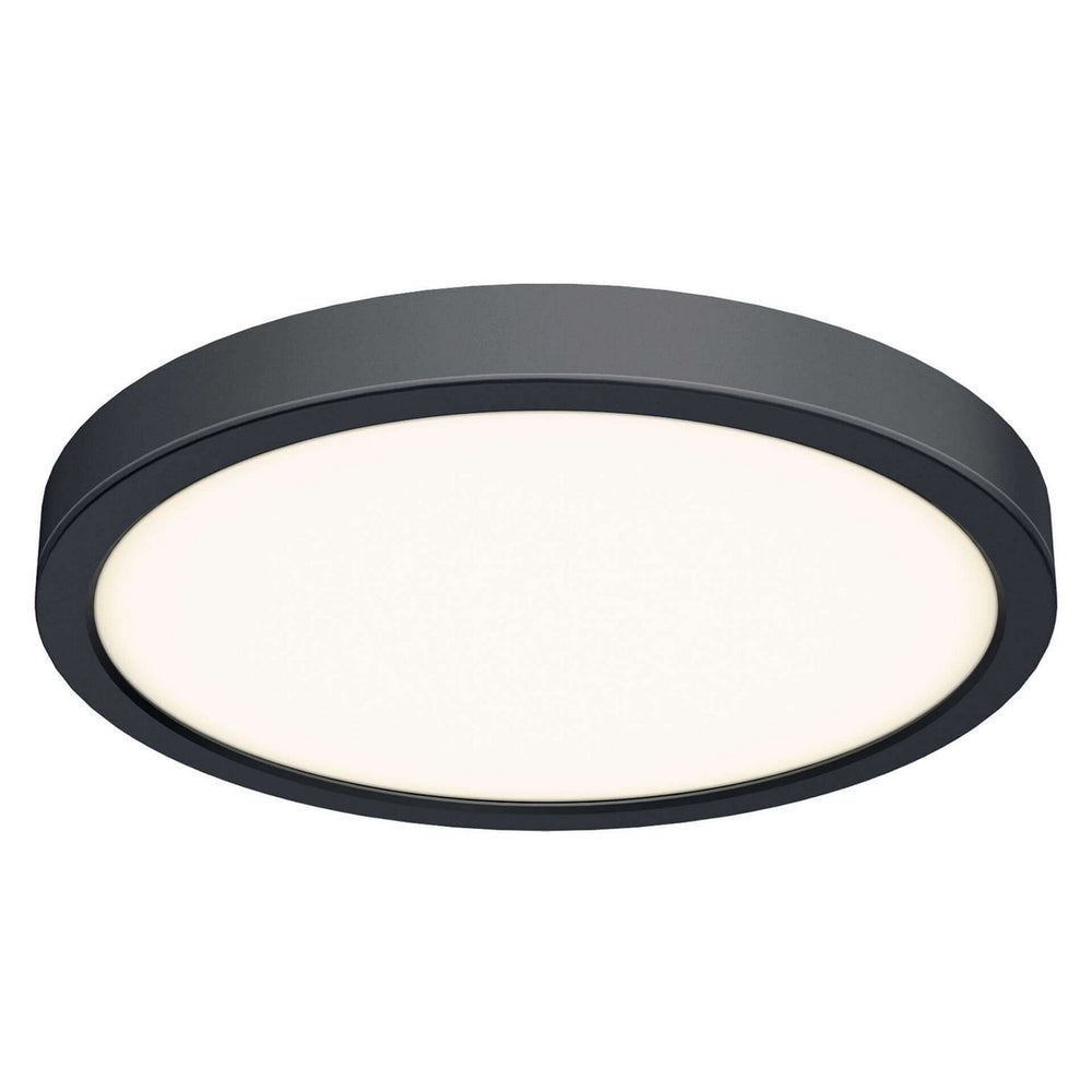 Dals Canada - One Light Flush Mount - Delta - Black- Union Lighting Luminaires Decor