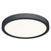 Dals Canada - One Light Flush Mount - Delta - Black- Union Lighting Luminaires Decor