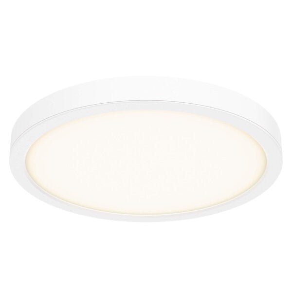 Dals Canada - One Light Flush Mount - Delta - White- Union Lighting Luminaires Decor