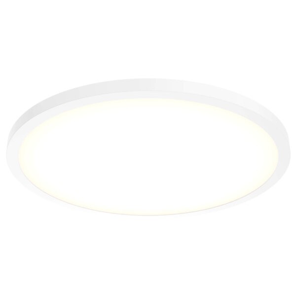 Dals Canada - One Light Flush Mount - Delta - White- Union Lighting Luminaires Decor