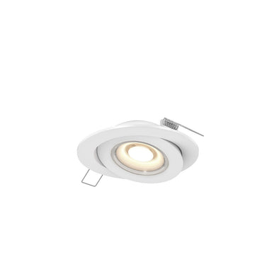 Dals Canada - Flat Gimbal Recessed - Pivot - White- Union Lighting Luminaires Decor