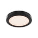 Dals - One Light Flush Mount - Radiance - Black- Union Lighting Luminaires Decor