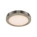 Dals - One Light Flush Mount - Radiance - Satin Nickel- Union Lighting Luminaires Decor