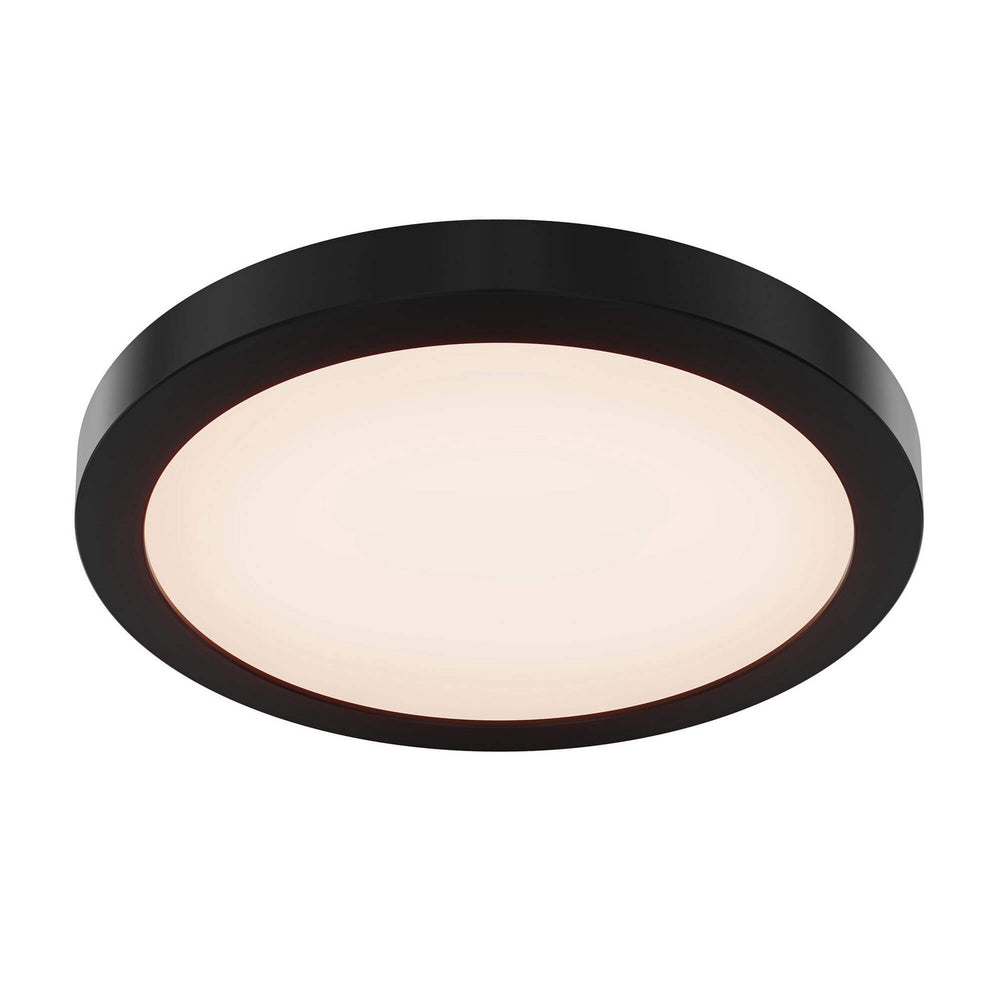 Dals - One Light Flush Mount - Radiance - Black- Union Lighting Luminaires Decor