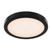 Dals - One Light Flush Mount - Radiance - Black- Union Lighting Luminaires Decor