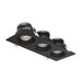 Dals - Triple Gimbal Downlight - Revolve - Black- Union Lighting Luminaires Decor