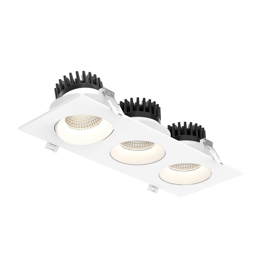 Dals - Triple Gimbal Downlight - Revolve - White- Union Lighting Luminaires Decor