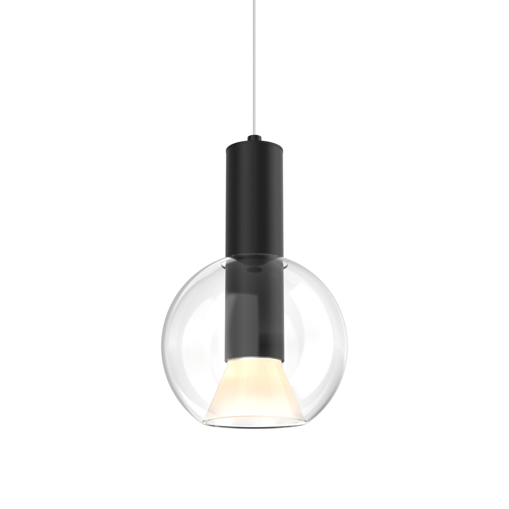 Dals - One Light Pendant - Iris - Black- Union Lighting Luminaires Decor
