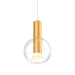 Dals - One Light Pendant - Iris - Gold- Union Lighting Luminaires Decor