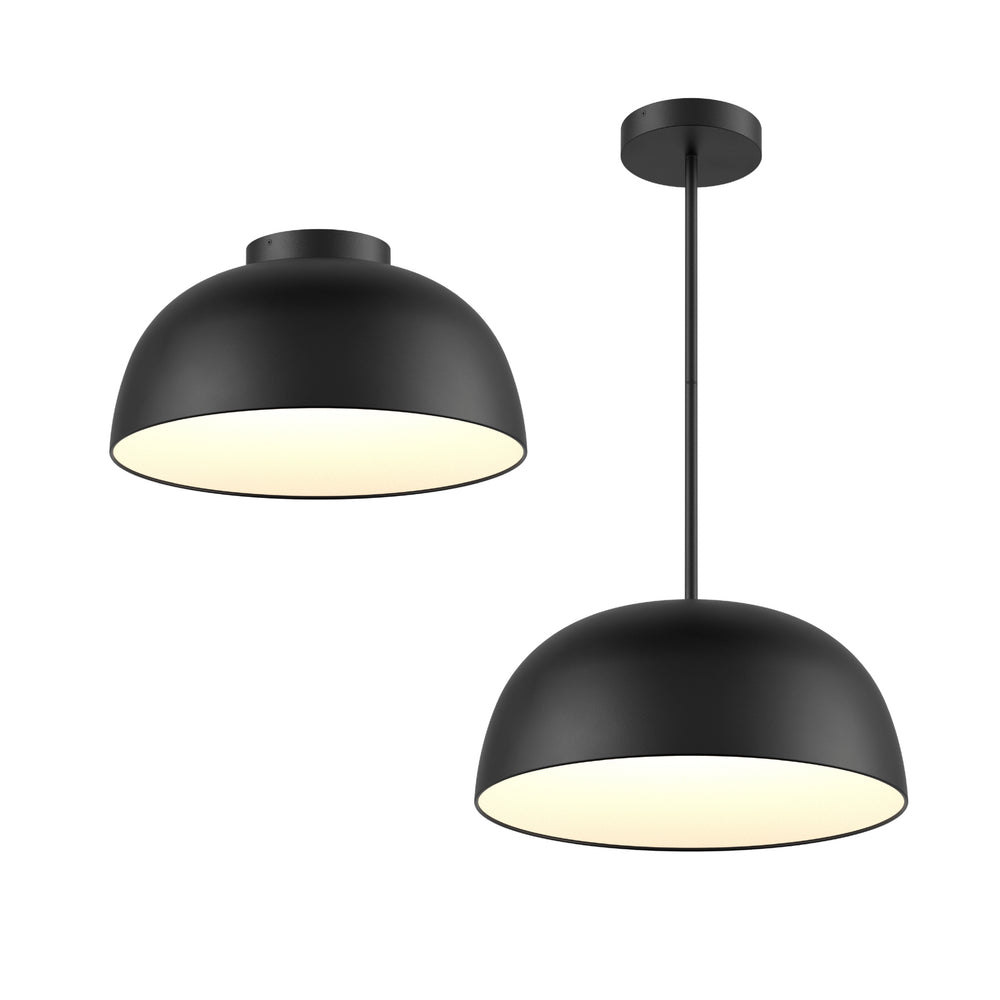 Dals - One Light Pendant And Flush Mount - Napa - BK- Union Lighting Luminaires Decor