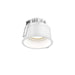 Dals - Regressed Gimbal Down Light - Facet - White- Union Lighting Luminaires Decor