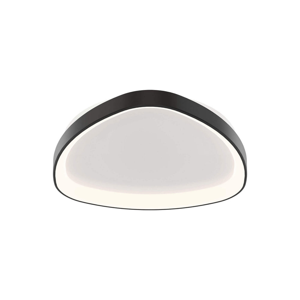 Dals - One Light Flush Mount - Pyra - Black- Union Lighting Luminaires Decor