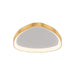 Dals - One Light Flush Mount - Pyra - Gold- Union Lighting Luminaires Decor