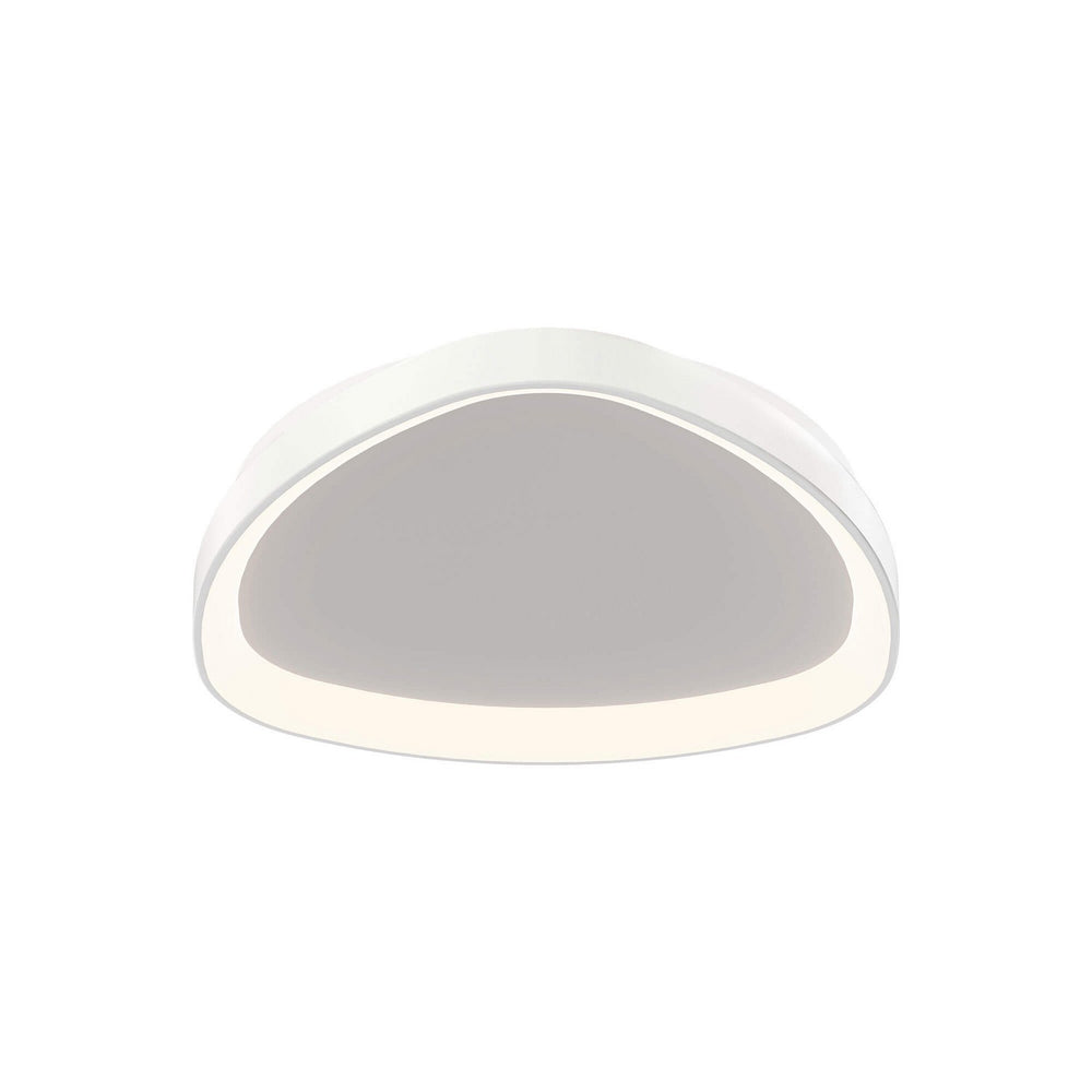 Dals - One Light Flush Mount - Pyra - White- Union Lighting Luminaires Decor
