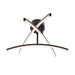 Dals - Three Light Flush Mount - Sway - BK- Union Lighting Luminaires Decor