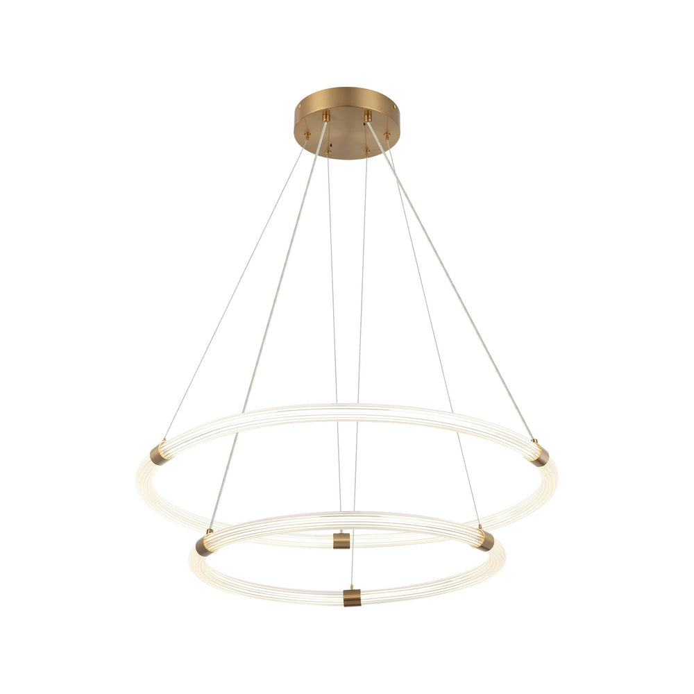 Matteo Canada - LED Pendant - Inkara - Aged Gold Brass- Union Lighting Luminaires Decor