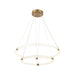 Matteo Canada - LED Pendant - Inkara - Aged Gold Brass- Union Lighting Luminaires Decor