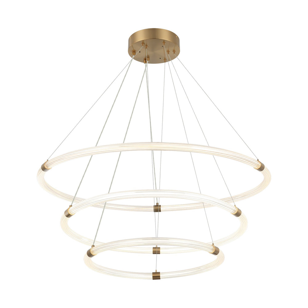 Matteo Canada - LED Pendant - Inkara - Aged Gold Brass- Union Lighting Luminaires Decor