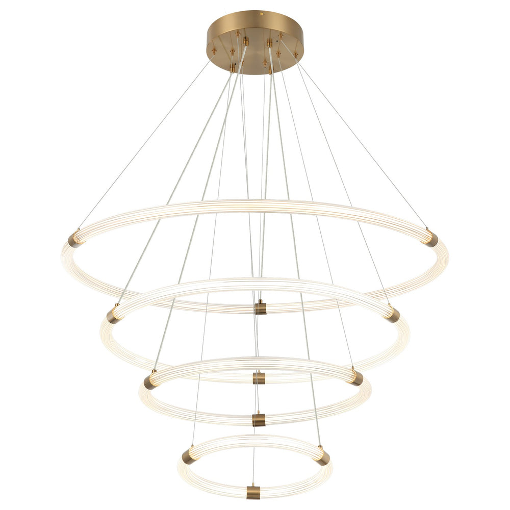 Matteo Canada - LED Pendant - Inkara - Aged Gold Brass- Union Lighting Luminaires Decor