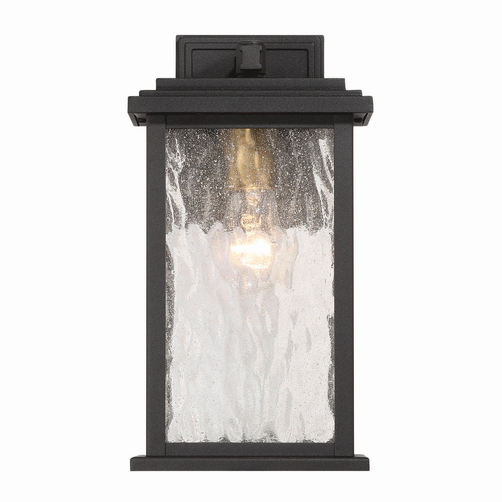 Artcraft Canada - One Light Outdoor Wall Sconce - Estate - Black, Brass- Union Lighting Luminaires Decor