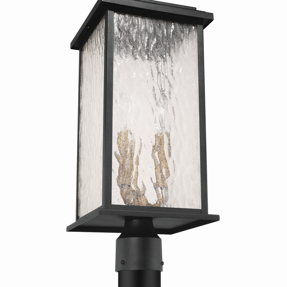 Artcraft Canada - Three Light Outdoor Post Mount - Estate - Black, Brass- Union Lighting Luminaires Decor