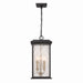 Artcraft Canada - Three Light Outdoor Pendant - Estate - Black, Brass- Union Lighting Luminaires Decor