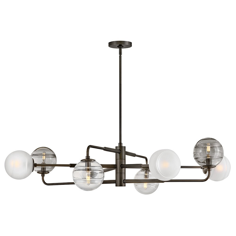 Fredrick Ramond Canada - LED Chandelier - Oberon - Black Oxide- Union Lighting Luminaires Decor