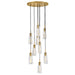 Fredrick Ramond Canada - LED Pendant - Cosette - Heritage Brass- Union Lighting Luminaires Decor