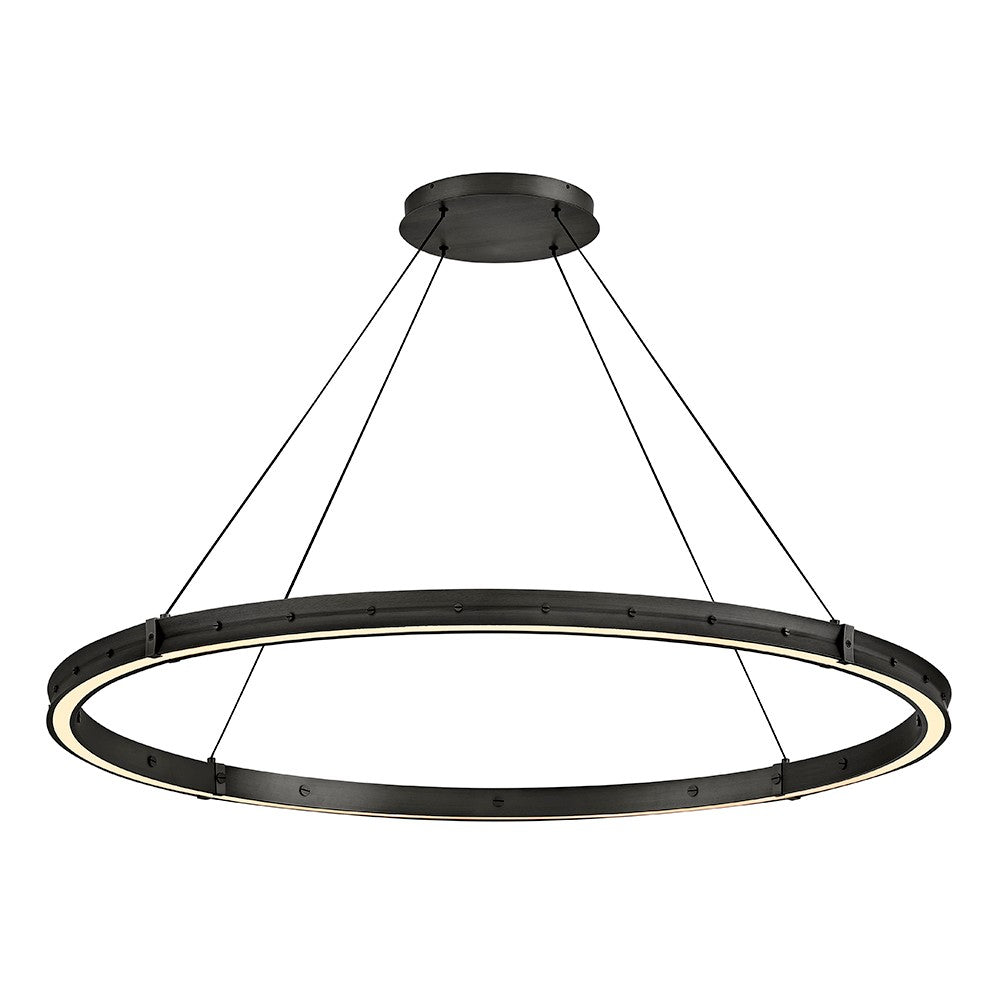 Fredrick Ramond Canada - LED Chandelier - Althea - Satin Black- Union Lighting Luminaires Decor