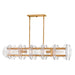 Fredrick Ramond Canada - LED Linear - Seraphina - Distressed Brass- Union Lighting Luminaires Decor