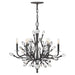 Fredrick Ramond Canada - LED Chandelier - Eve - Brushed Graphite- Union Lighting Luminaires Decor
