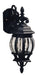 Artcraft Canada - One Light Outdoor Wall Mount - Classico - Black- Union Lighting Luminaires Decor