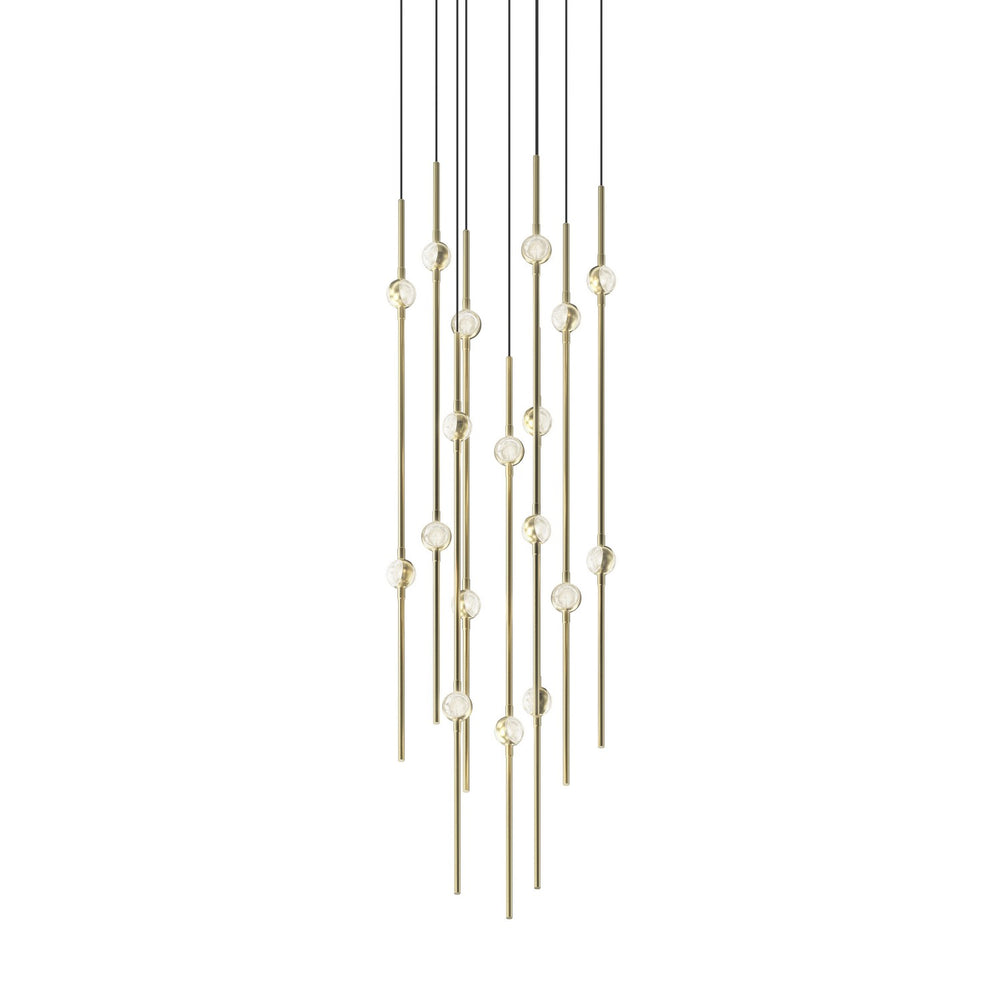 Sonneman Canada - LED Pendant - Constellation - Satin Brass- Union Lighting Luminaires Decor