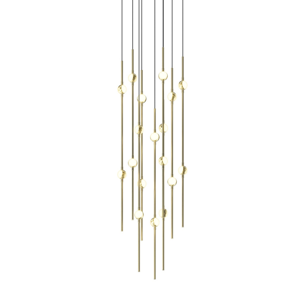 Sonneman Canada - LED Pendant - Constellation - Satin Brass- Union Lighting Luminaires Decor