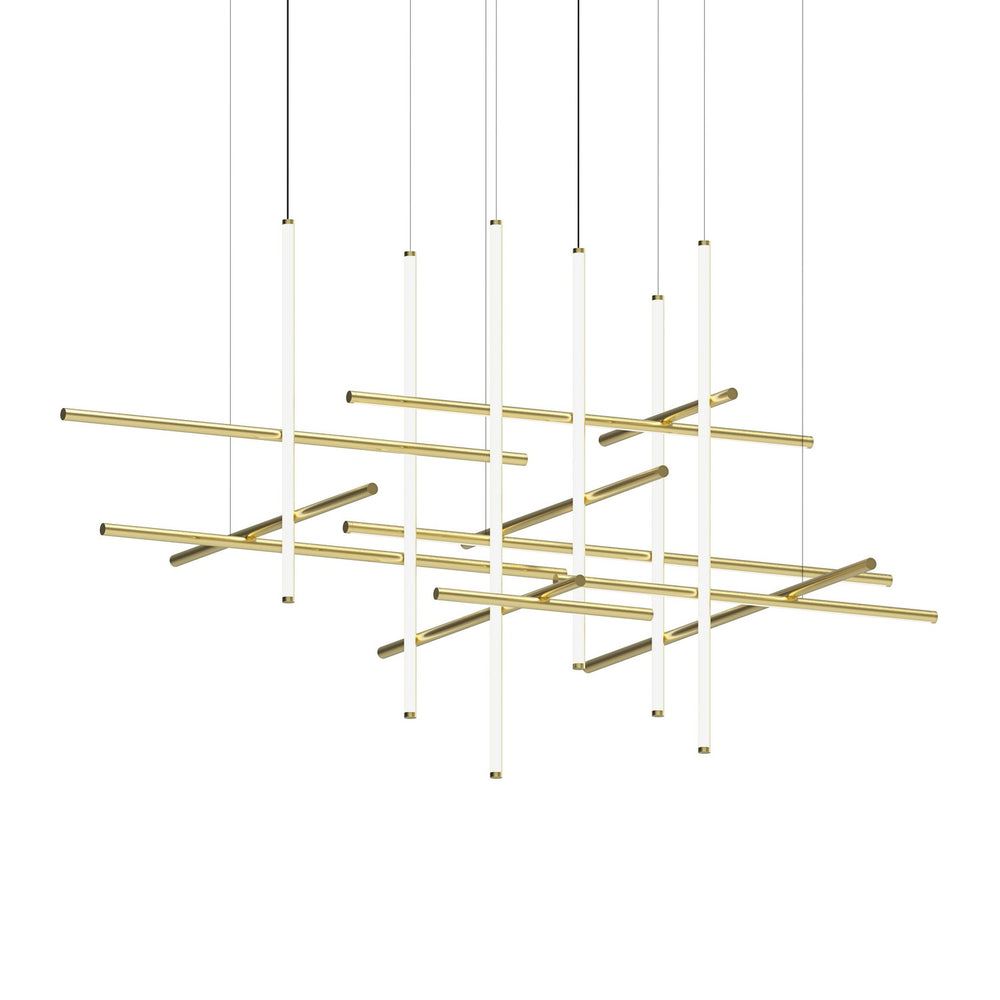 Sonneman - LED Pendant - Labyrinth - Brass- Union Lighting Luminaires Decor