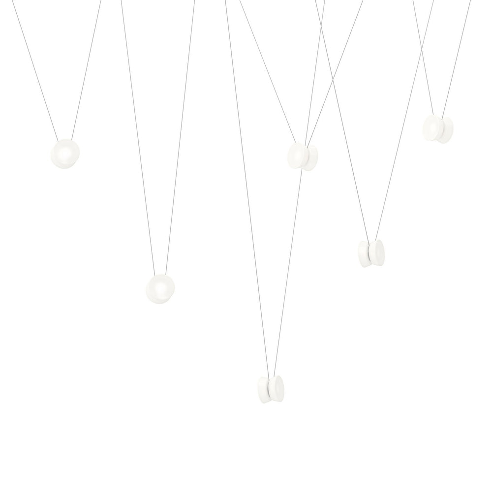 Sonneman - LED Luminaire Configuration - Yo - Natural Anodized w/ White Shade- Union Lighting Luminaires Decor