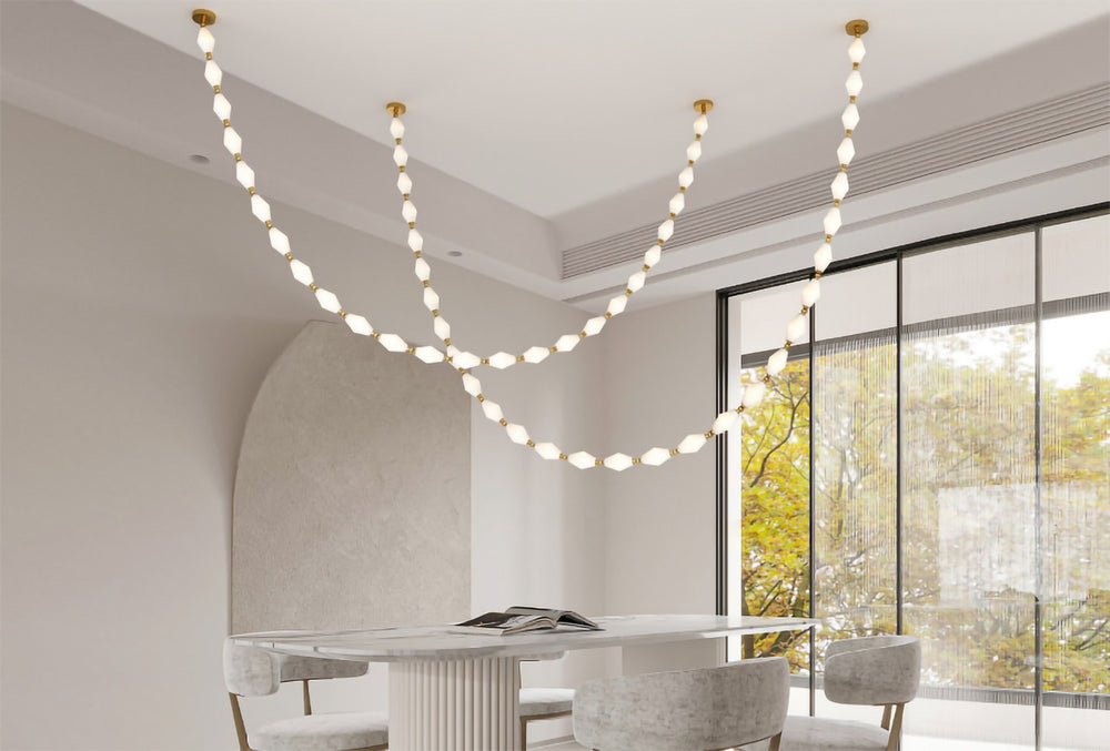 Bethel International Canada - LED Chandelier - Antique Brass- Union Lighting Luminaires Decor