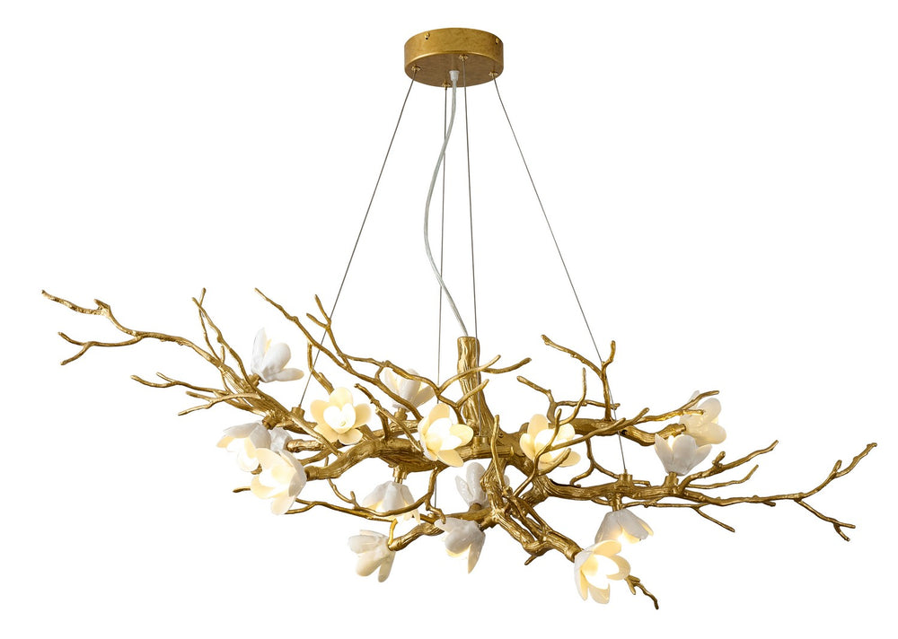Bethel International Canada - 16 Light Chandelier - Brass- Union Lighting Luminaires Decor