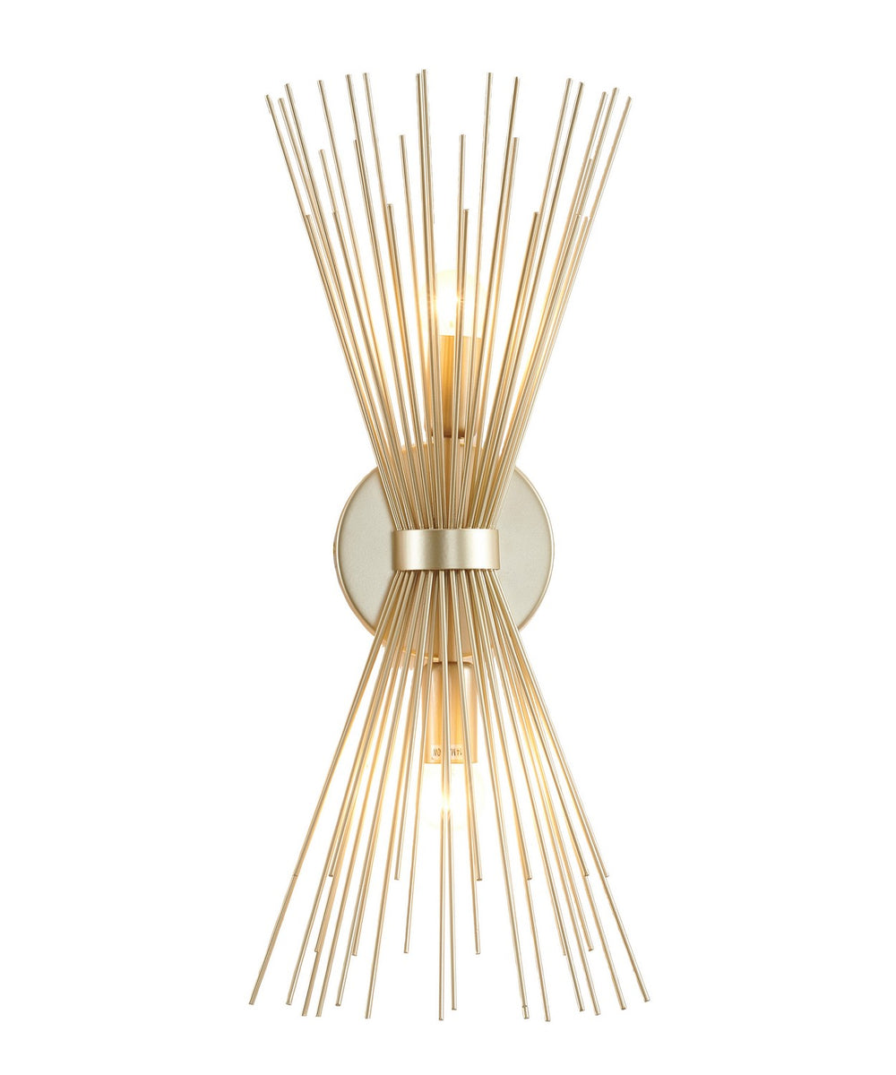 Bethel International Canada - Two Light Wall Sconce - Gold- Union Lighting Luminaires Decor